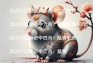 2025122期新澳彩必中二四六肖