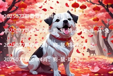 2025077期香港彩必中四肖王